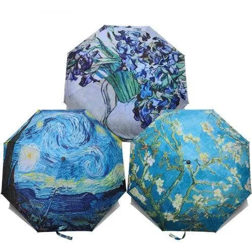 Gogh Artwork Umbrellas