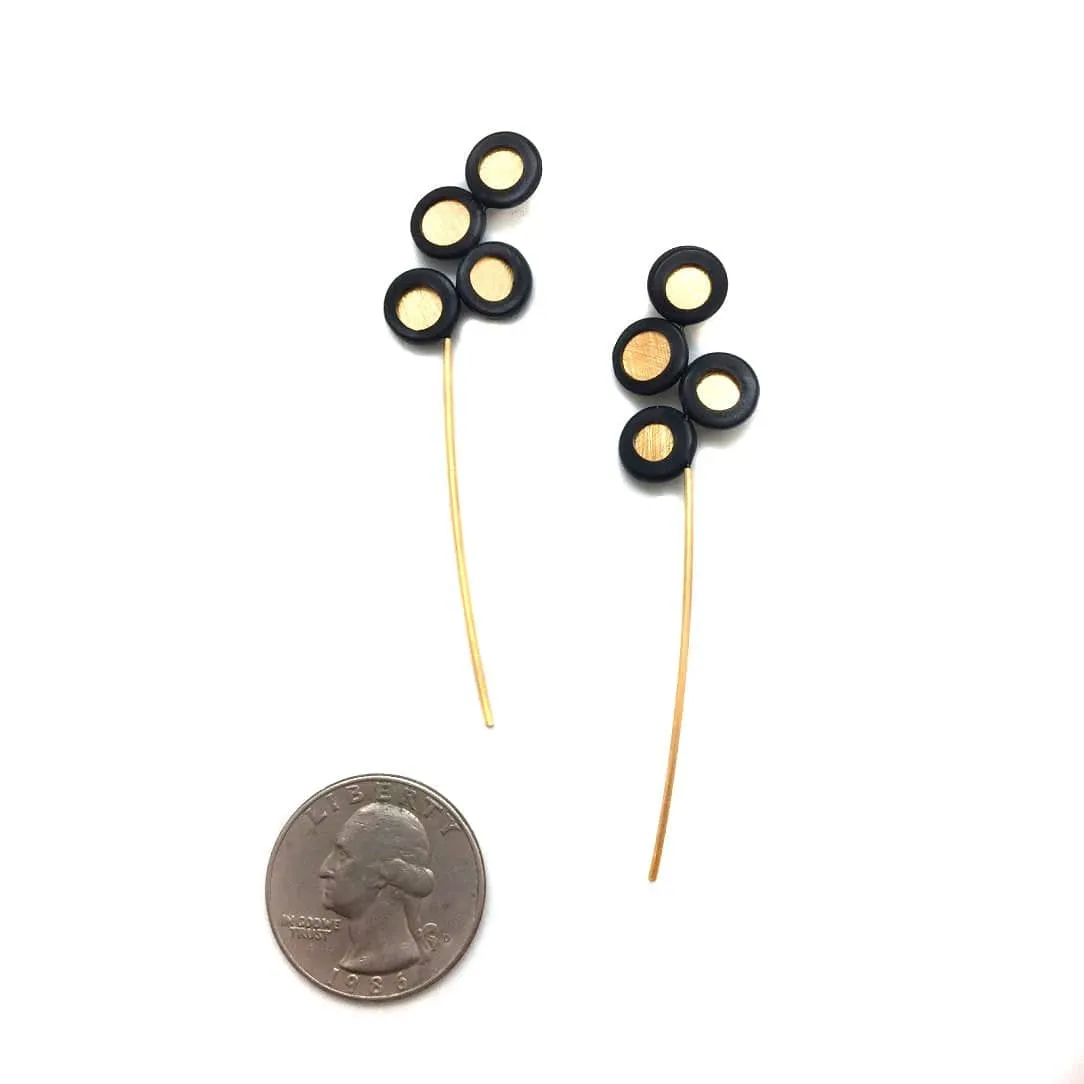 Gold Bubble Earrings - Small