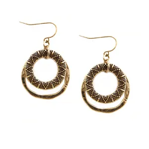 GOLD EARRINGS  #SE29668_GOLD (ED5)