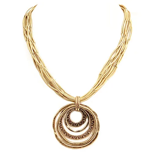 GOLD NECKLACE  #SC29668-1_GOLD