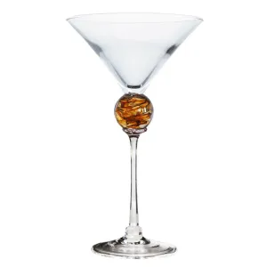 Gold Planet Martini Glass