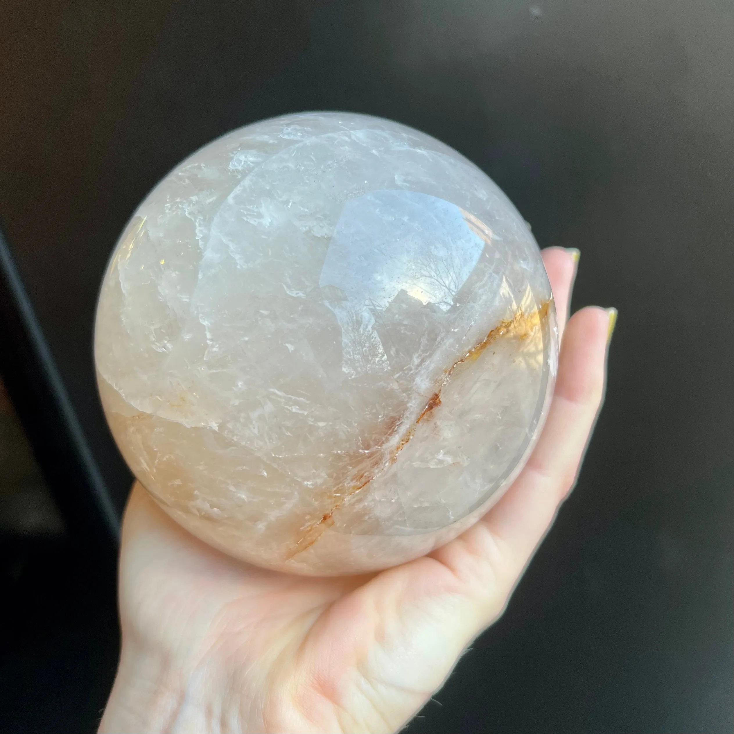Golden Healer Quartz Sphere