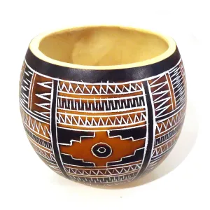 Gourd Bowl - Geometric