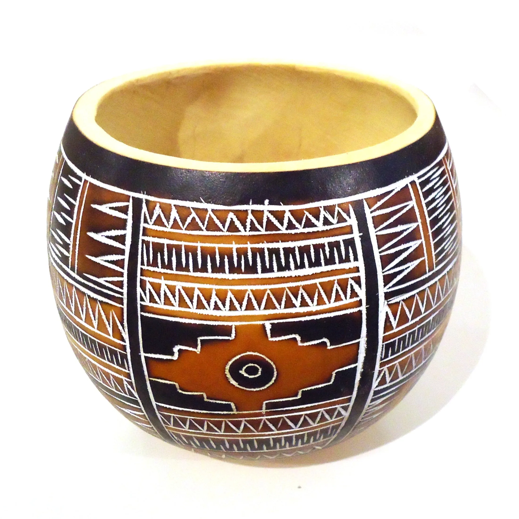 Gourd Bowl - Geometric