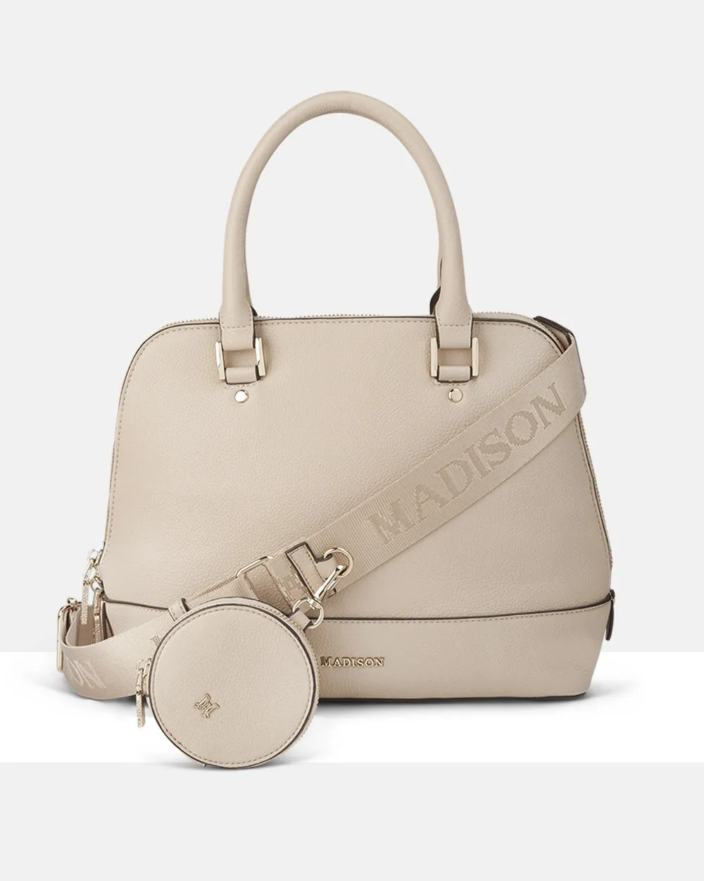 Grace Medium Dome Satchel Bag   Utility Bag Strap