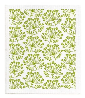 Green Dill Dishcloth