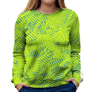 Green Gush Womens Sweatshirt