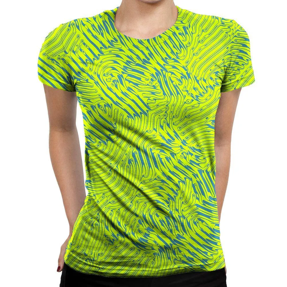 Green Gush Womens T-Shirt
