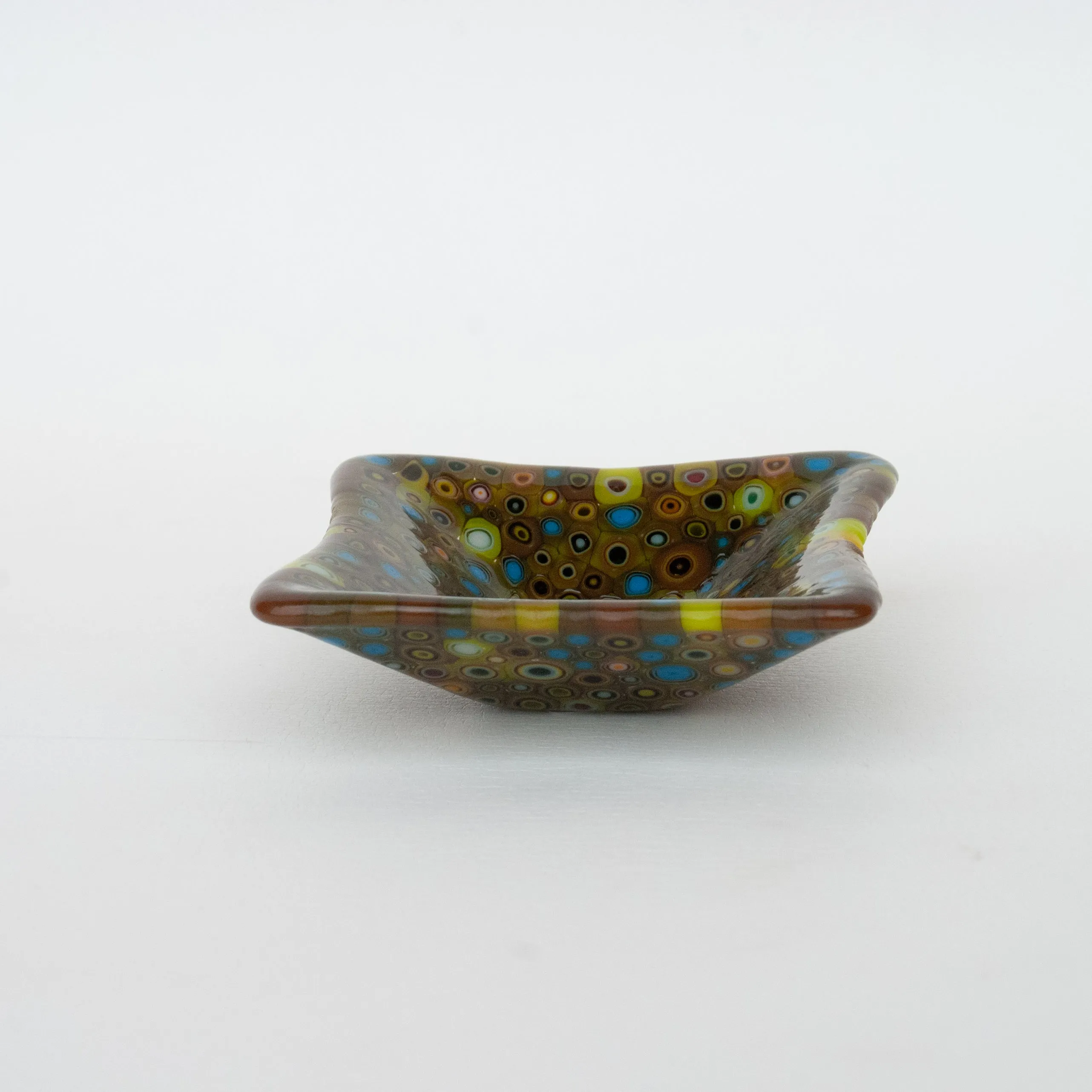 Green Murrini Square Bowl
