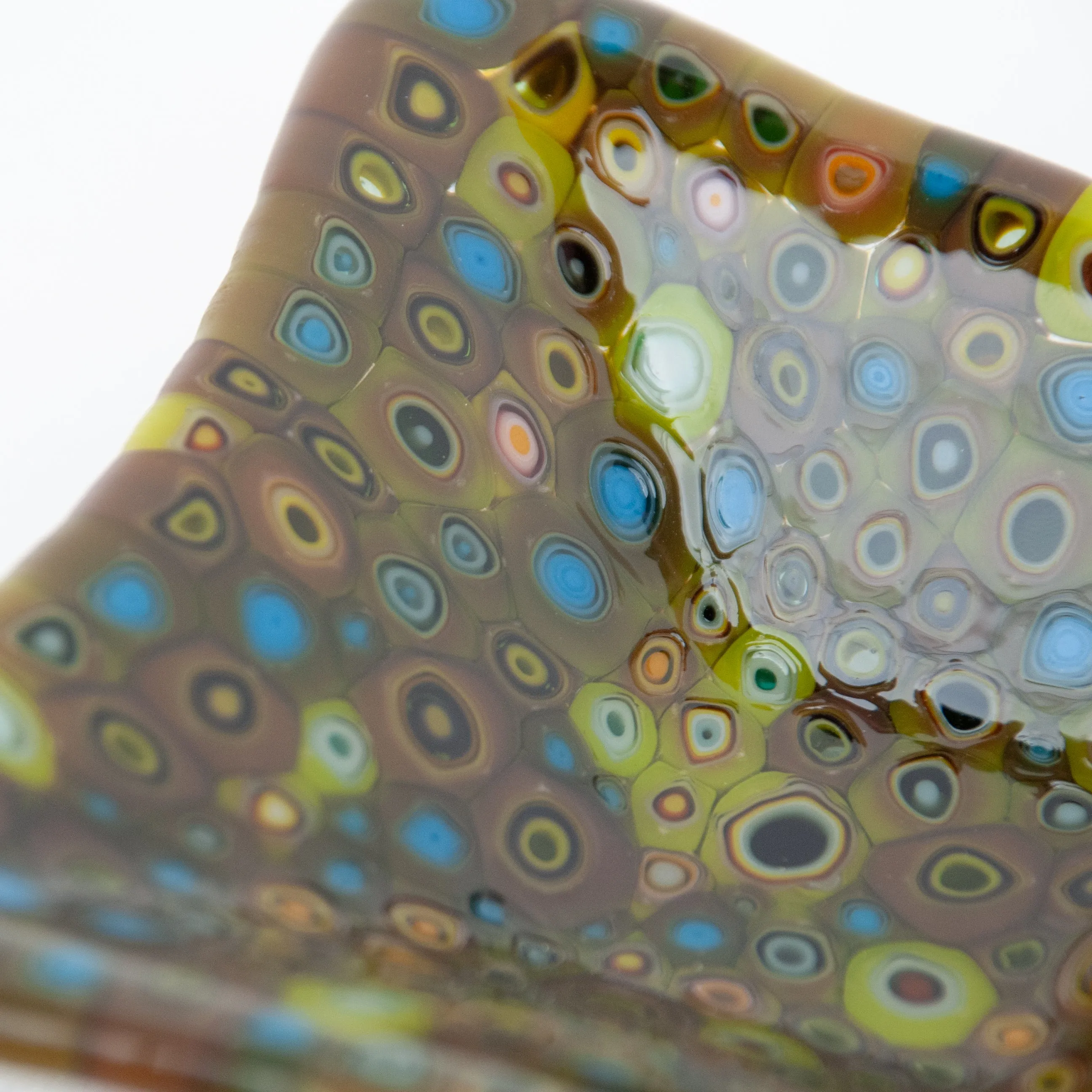 Green Murrini Square Bowl