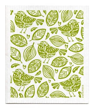 Green Robins Dishcloth