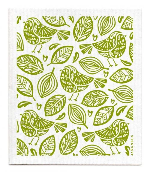 Green Robins Dishcloth