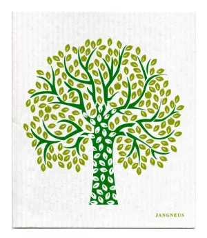 Green Tree Dishcloth