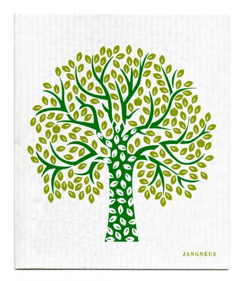 Green Tree Dishcloth