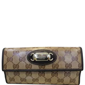 GUCCI Crystal Monogram GG Wallet 231841