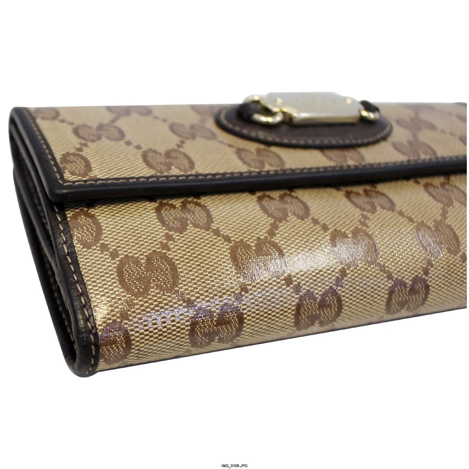 GUCCI Crystal Monogram GG Wallet 231841