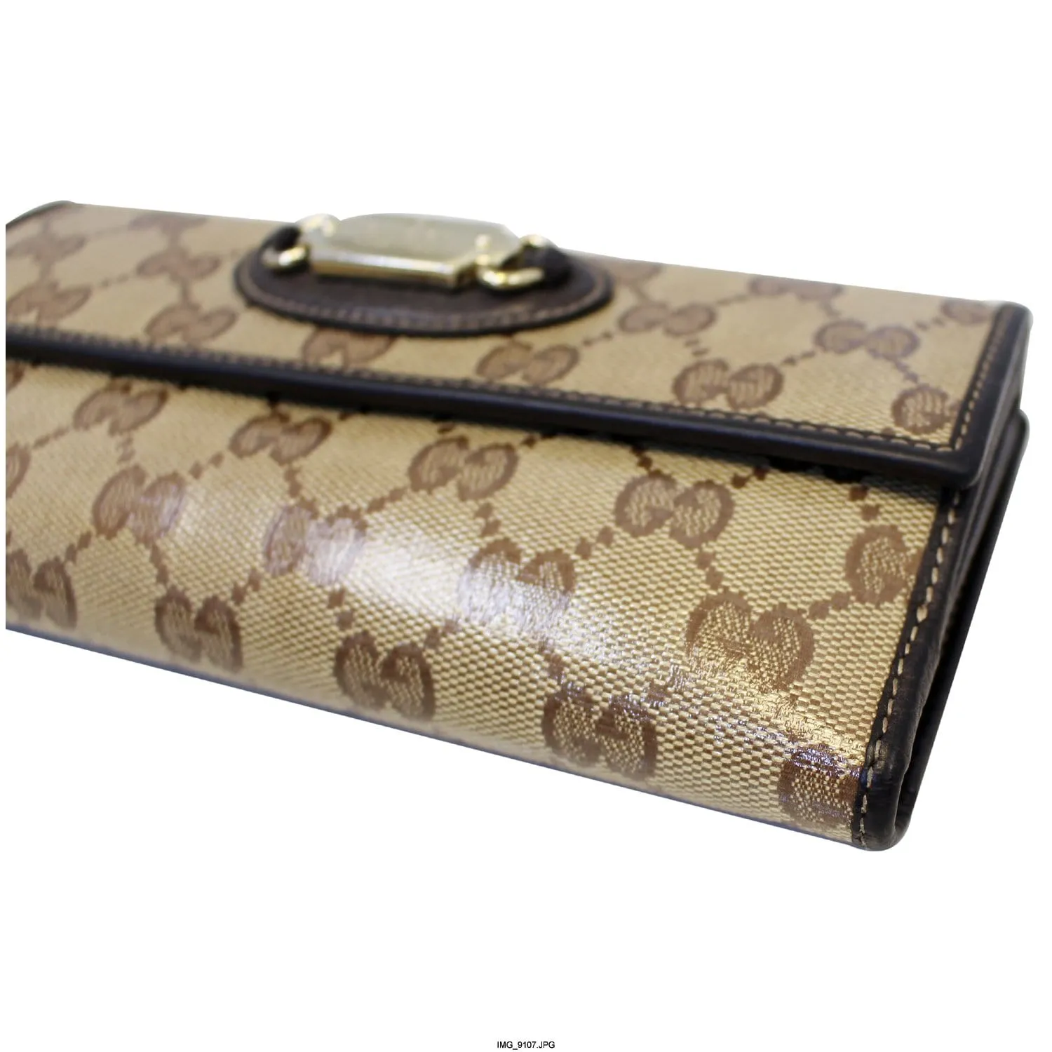 GUCCI Crystal Monogram GG Wallet 231841
