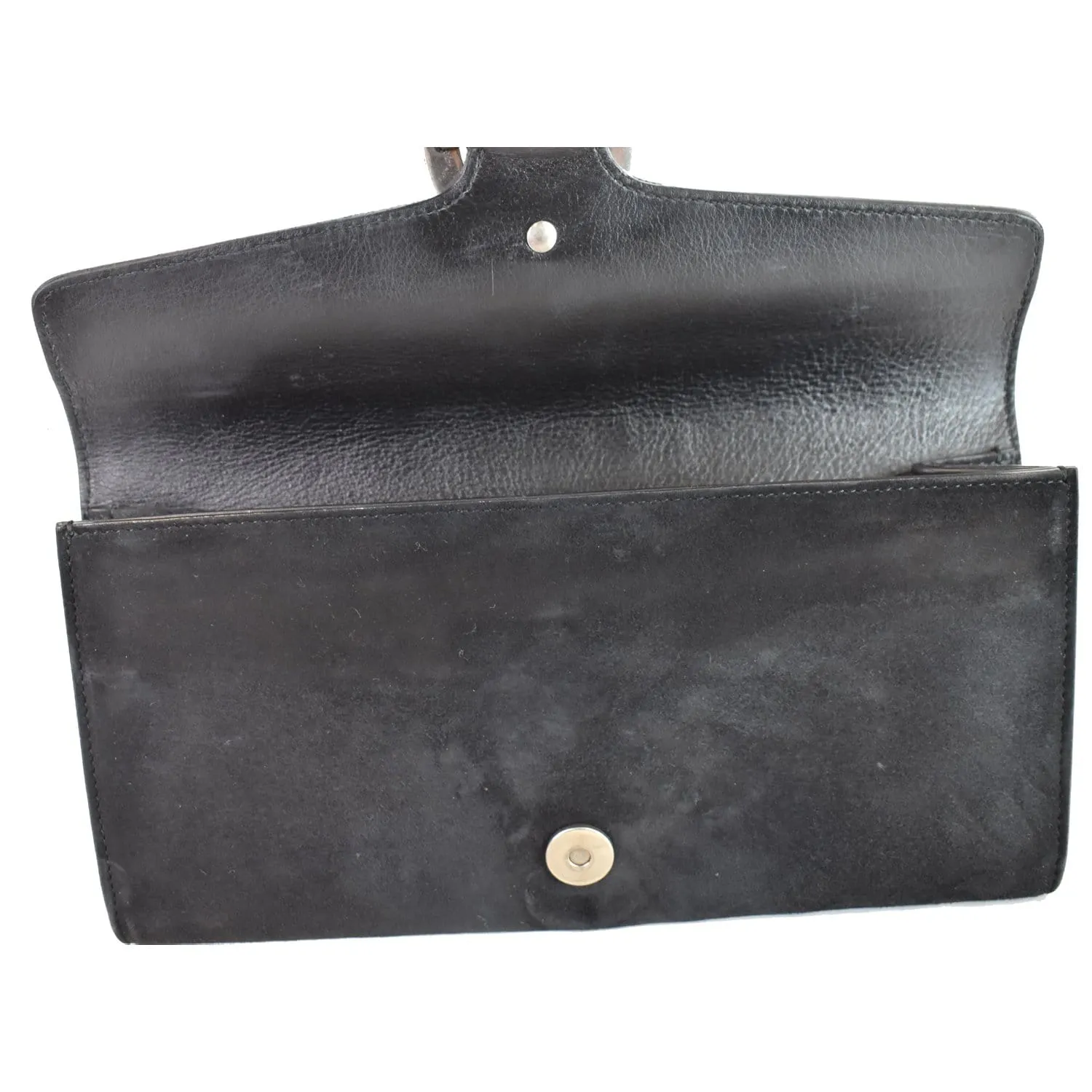GUCCI Dionysus Small Velvet Clutch Bag Black 425250
