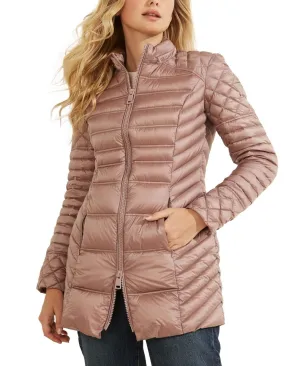 Guess Womens Packable Natasha Quilted Jacket W2RL25WEGN0