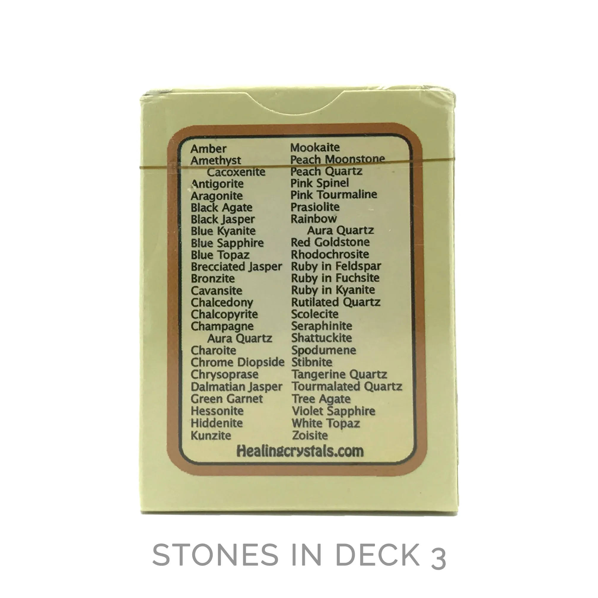 Healing Crystals Information Cards and Oracle Deck #3