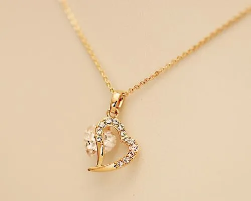 Heart Crystal Necklace