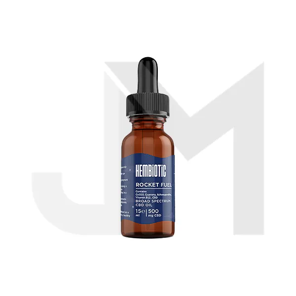Hembiotic 500mg Broad-Spectrum Functional CBD Oil - 15ml