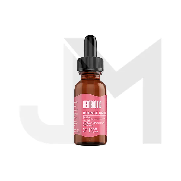 Hembiotic 500mg Broad-Spectrum Functional CBD Oil - 15ml