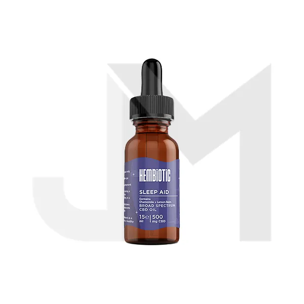 Hembiotic 500mg Broad-Spectrum Functional CBD Oil - 15ml
