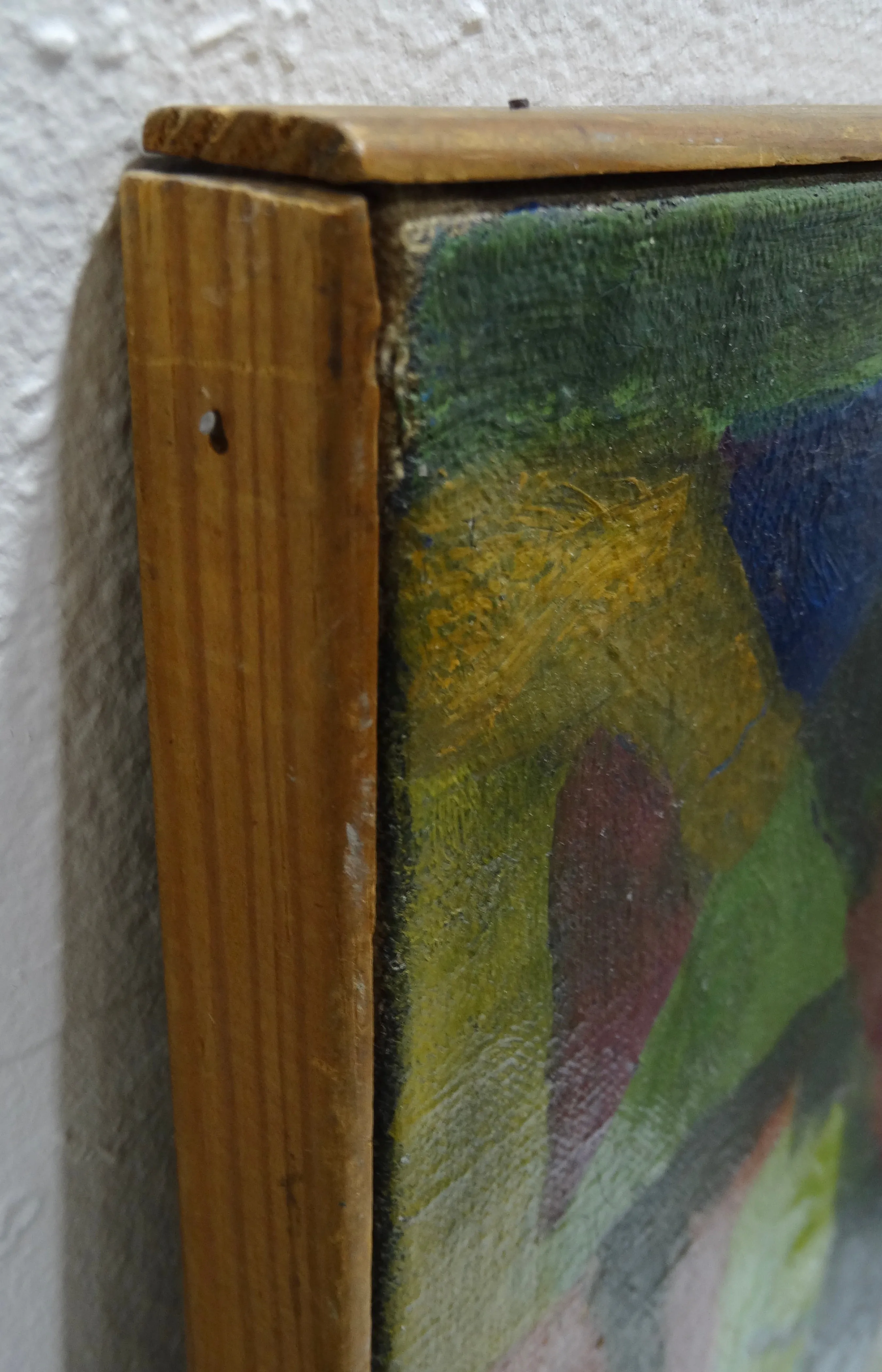 Henri d’Amfreville 1933 Signed Abstract Oil Painting