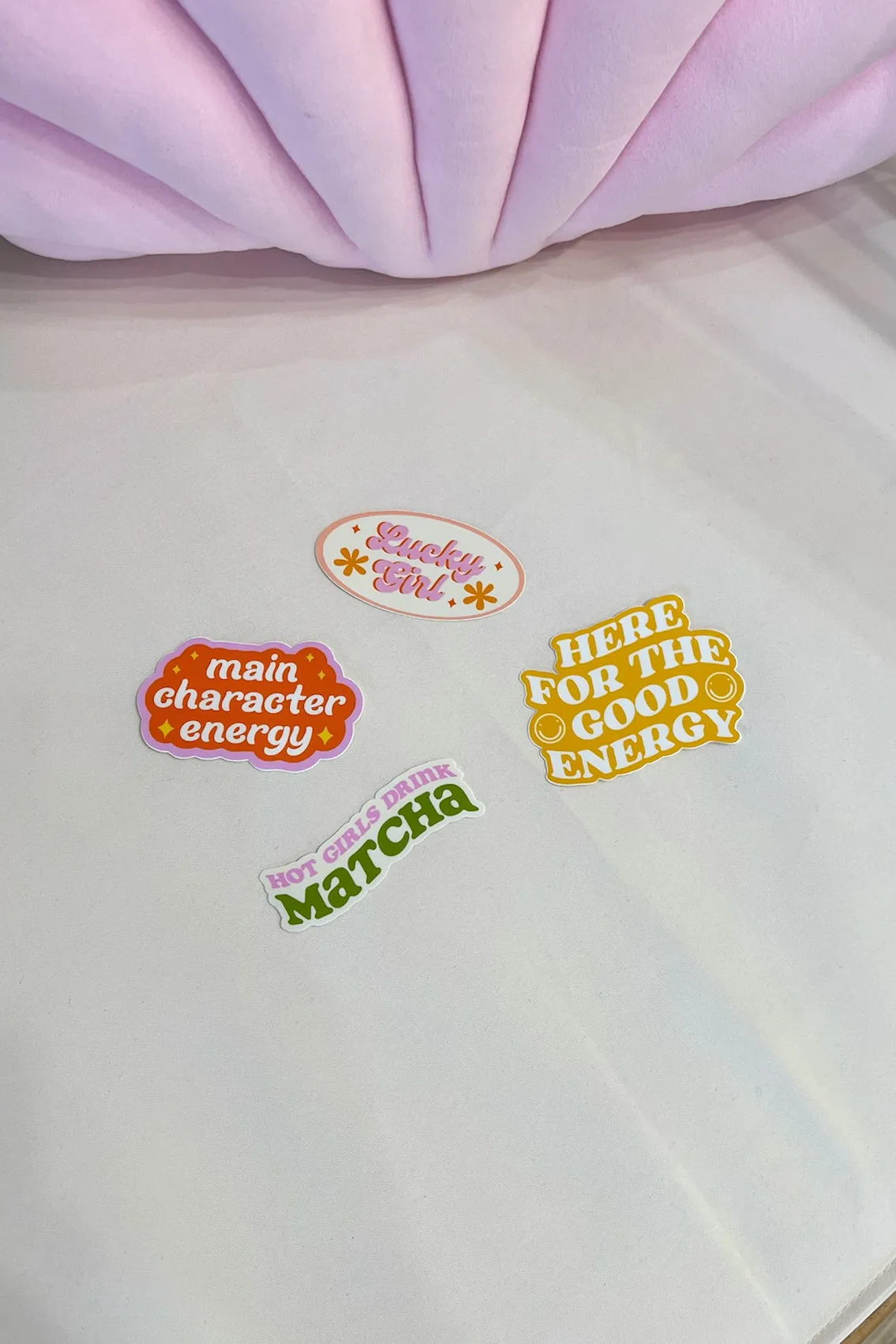 Here For The Good Energy Sticker