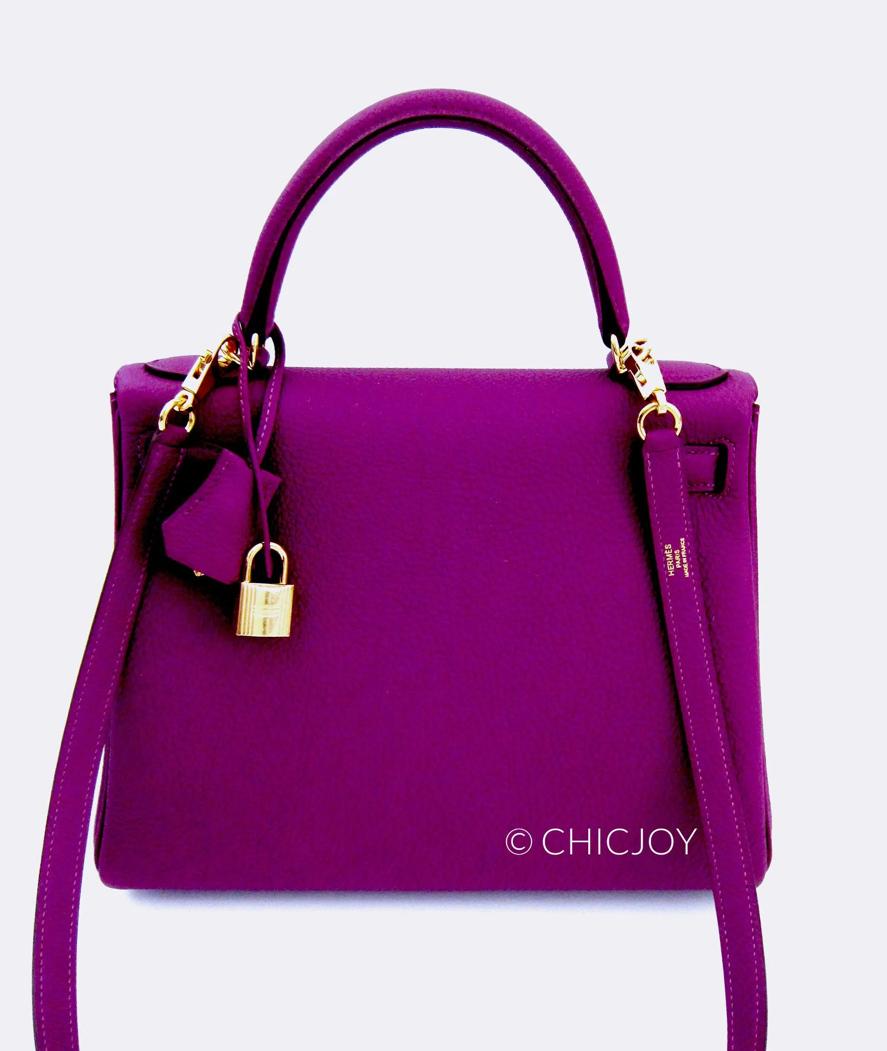 Hermes Anemone 28cm Retourne Kelly GHW