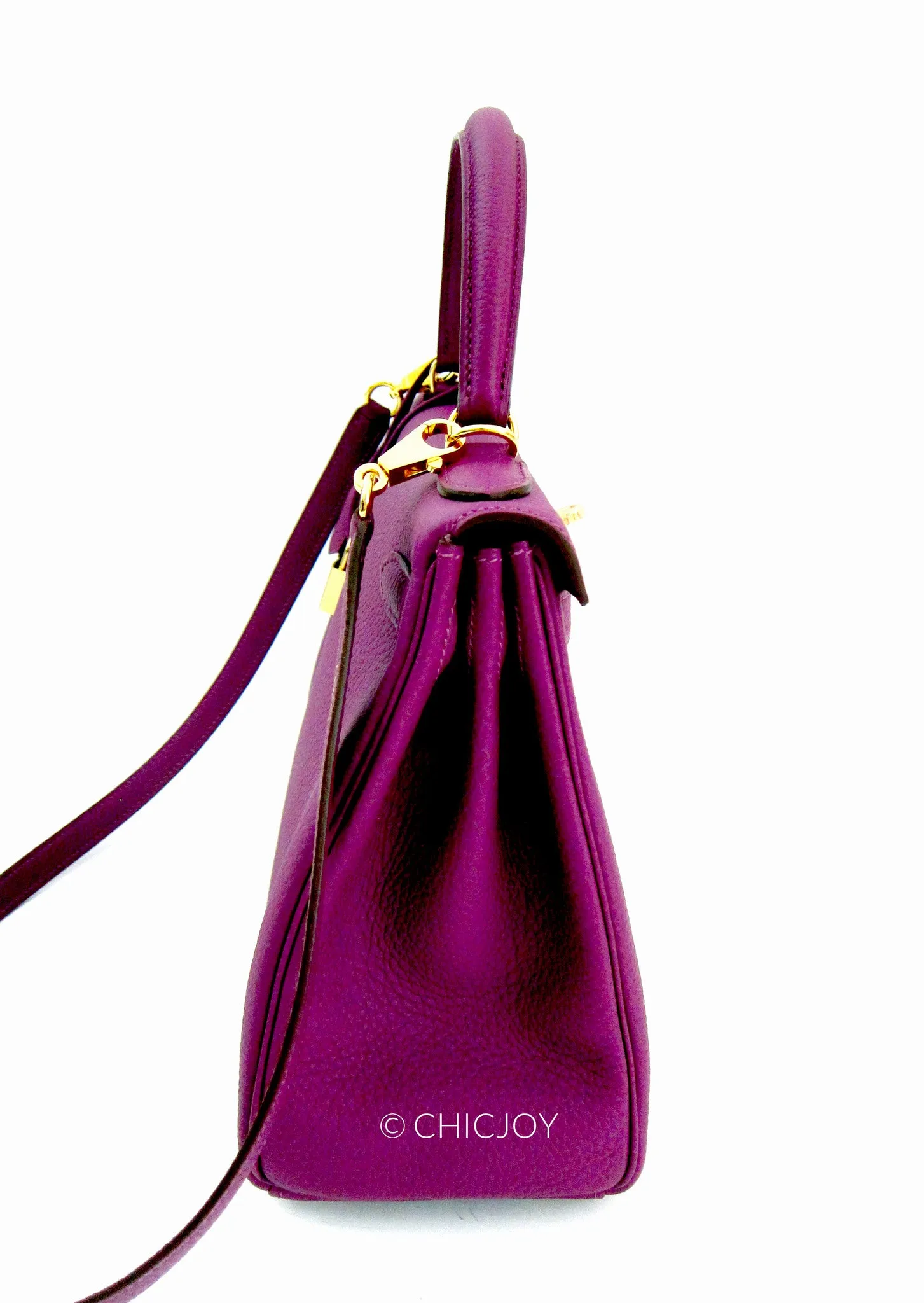 Hermes Anemone 28cm Retourne Kelly GHW