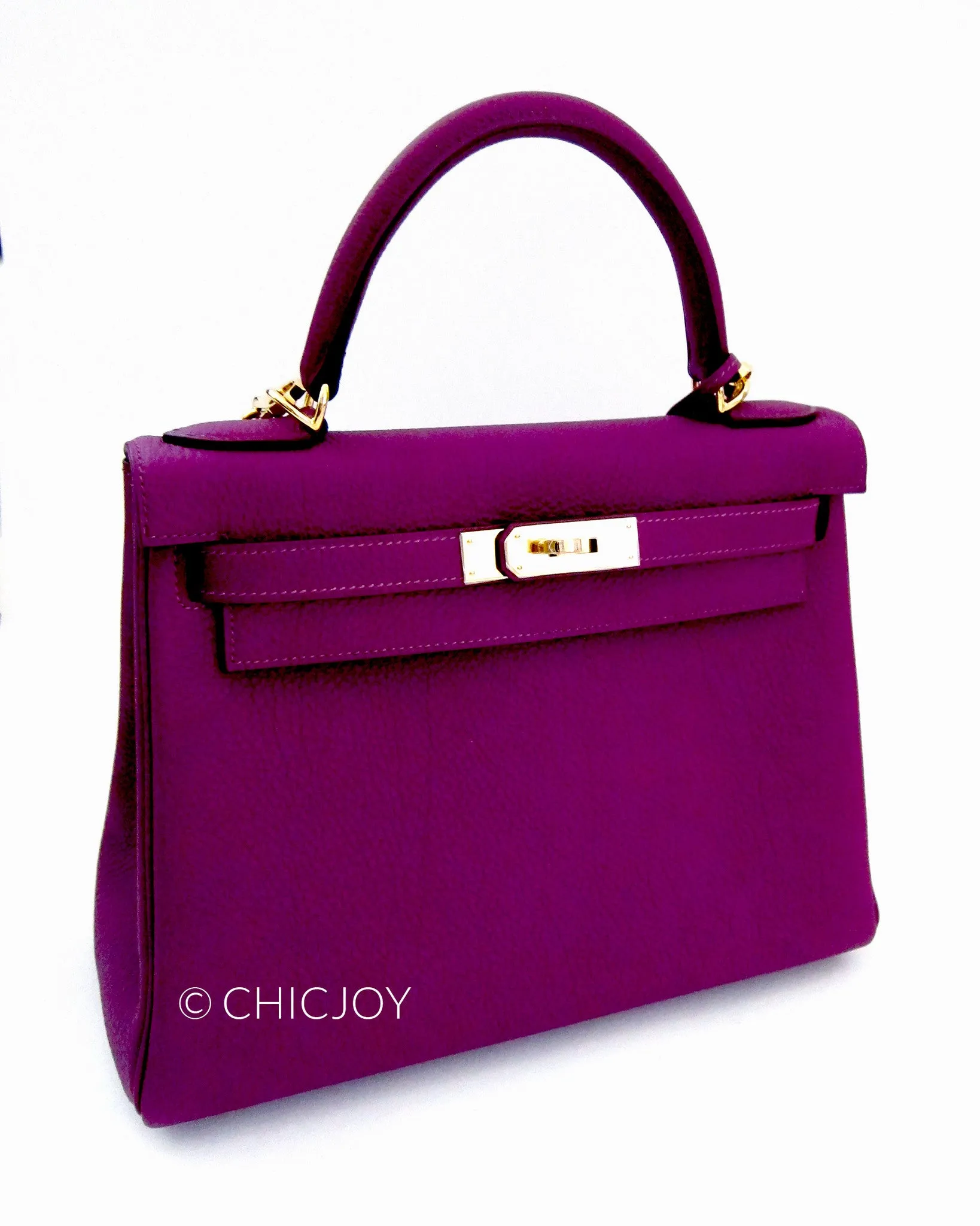 Hermes Anemone 28cm Retourne Kelly GHW