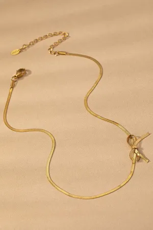 Hestin Bow Choker Necklace