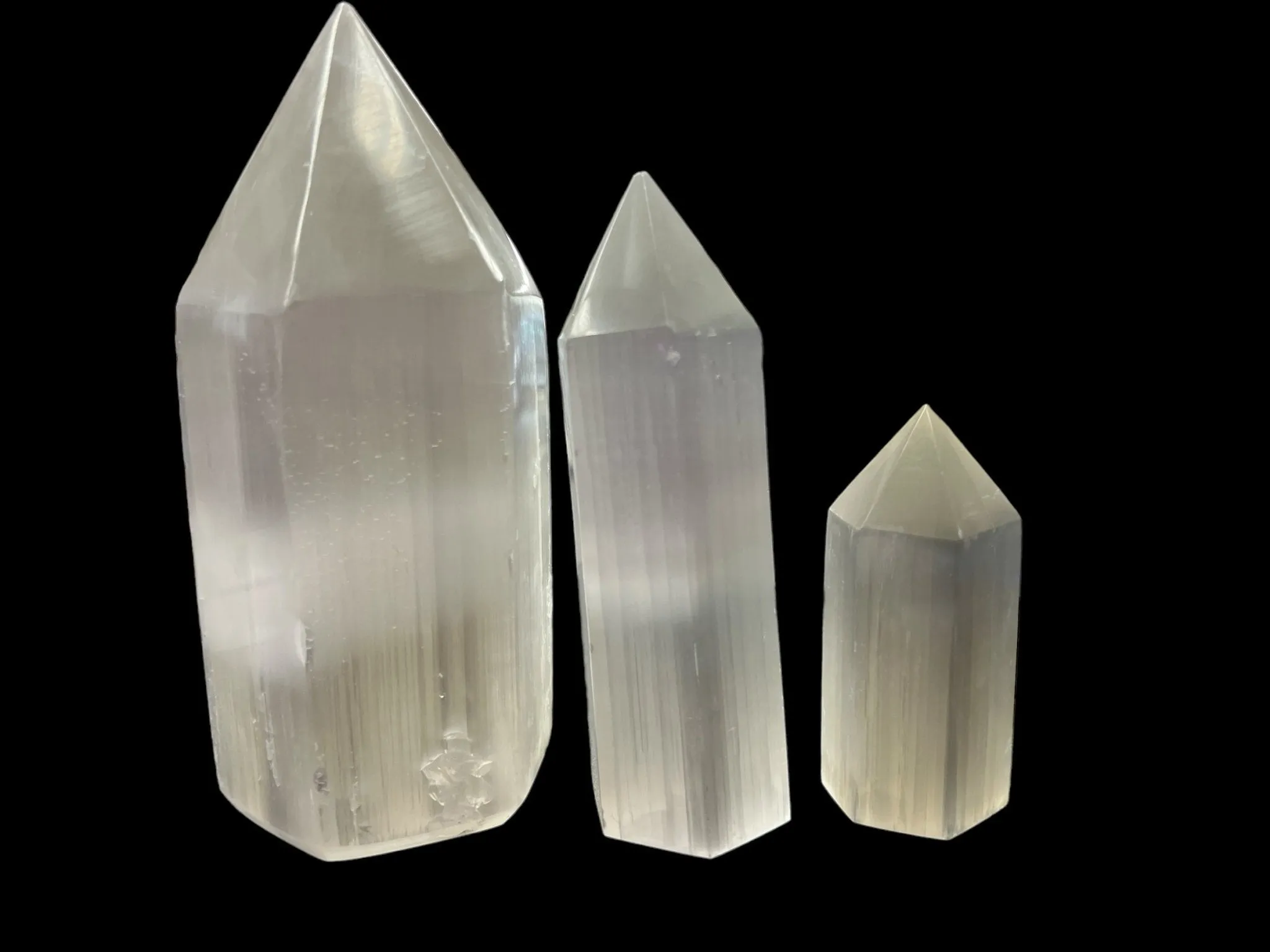 Hexagonal Selenite Tower