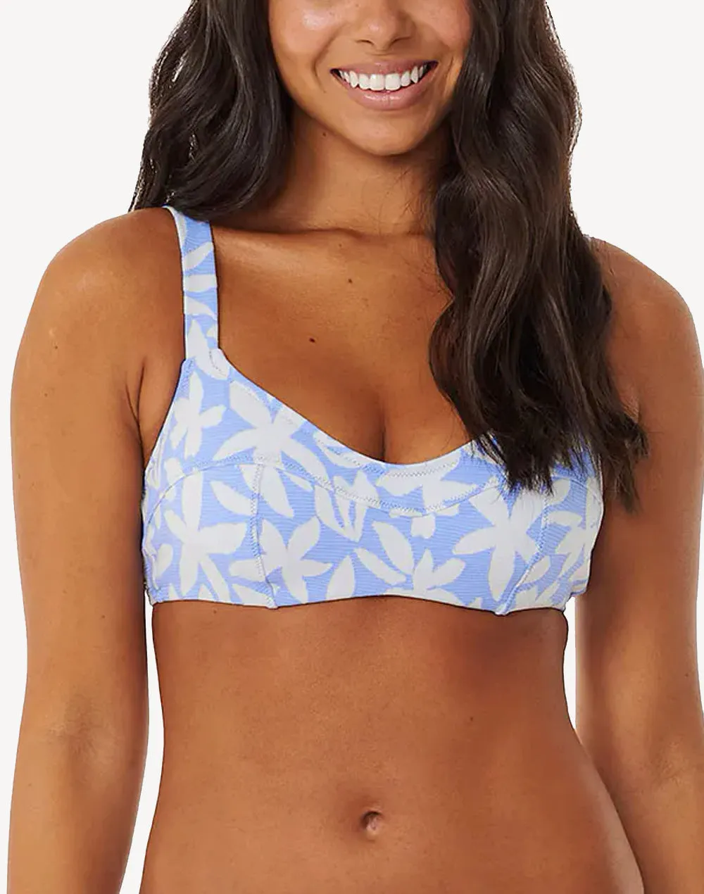 Holiday Tropics D/DD Crop Bikini Top