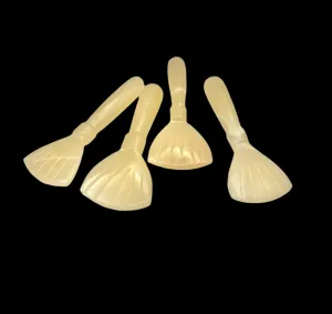 Honey Calcite Brooms - Hand Carved
