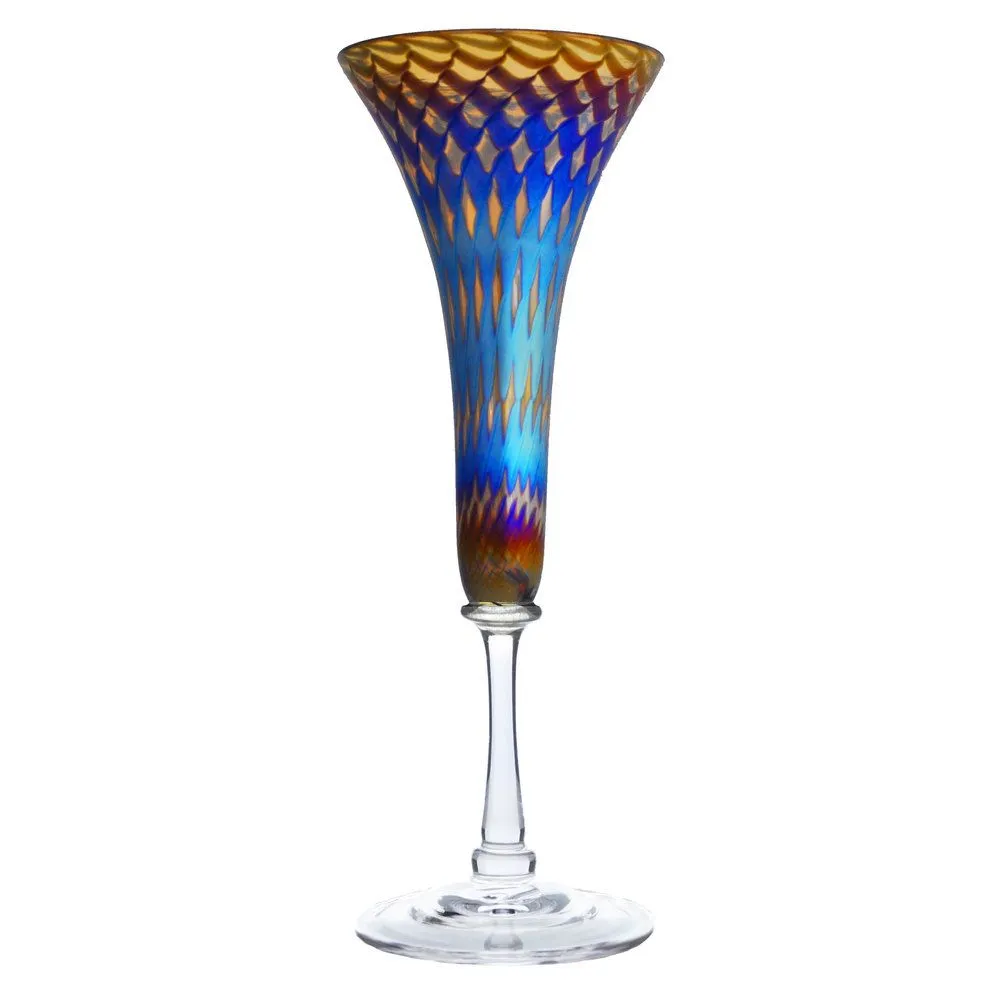 Honeycomb Flute Glass
