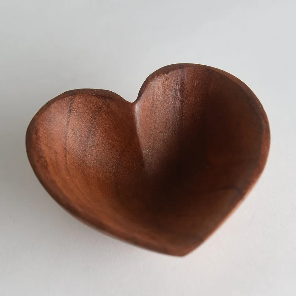 Hope Heart Bowl of Blue Gum Wood