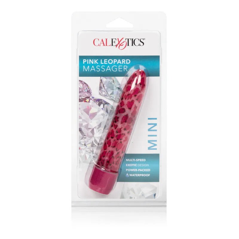 Houstons Pink Leopard Massager 4.5in