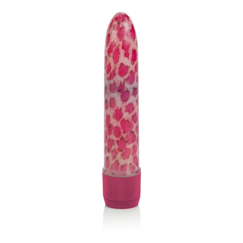 Houstons Pink Leopard Massager 4.5in