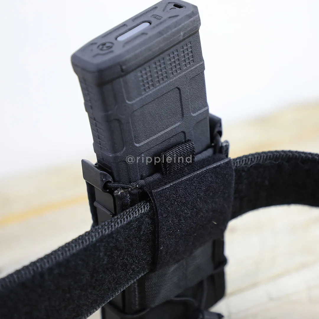 HSGI - Black - BELT MOUNT Handcuff Taco - COVERED - CLEARANCE