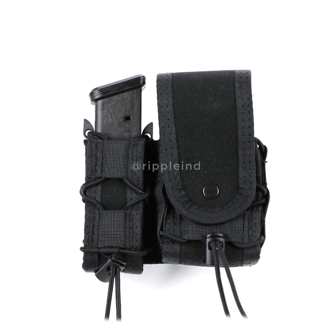 HSGI - Black - LEO Taco MOLLE - COVERED