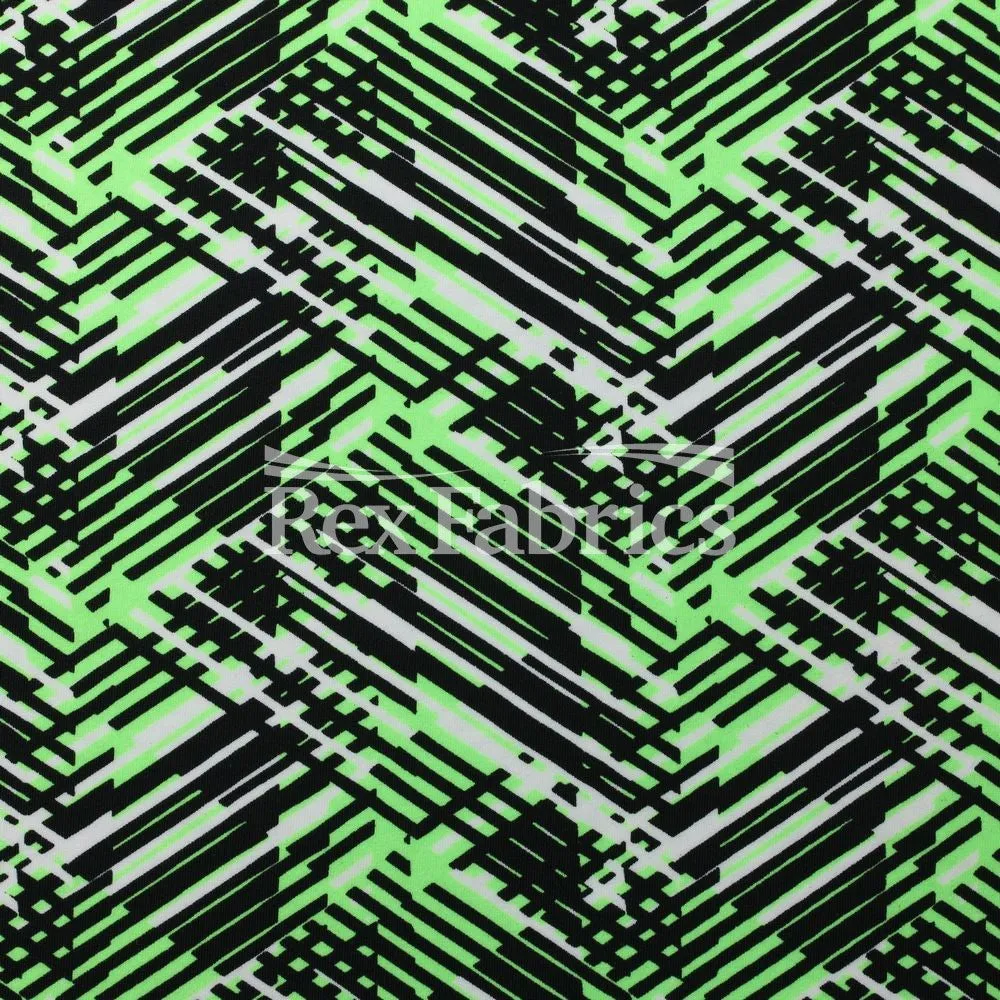 Hyperactive - 4-Way Stretch Nylon Spandex Print