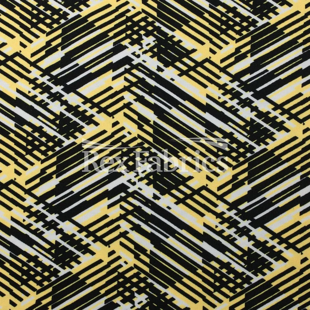 Hyperactive - 4-Way Stretch Nylon Spandex Print