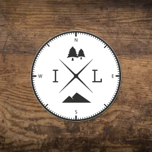 IL Compass Sticker