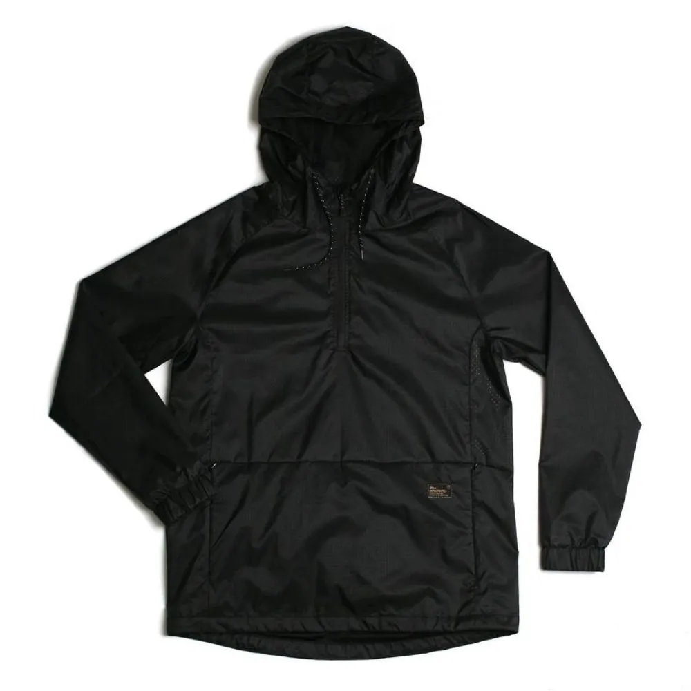 IMPERIAL MOTION BEZEL PACKABLE ANORAK JACKET BLACK