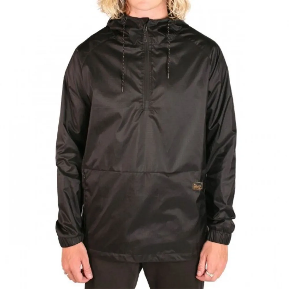 IMPERIAL MOTION BEZEL PACKABLE ANORAK JACKET BLACK