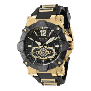INVICTA Aviator Men's 52mm Stainless Steel Gold Grey Gold dial JS50 Quartz