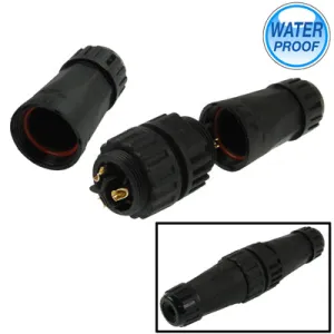 IP68 Shielded 3 Pin M22 Waterproof Connector, Cable Diameter: 6.5-8.5mm   Lead Time: 1~3 Days.